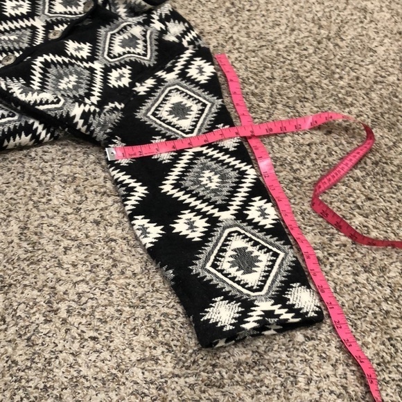 Vintage Jane Ashley Blazer Size 14 Black Tribal Southwest Pattern - Picture 11 of 12